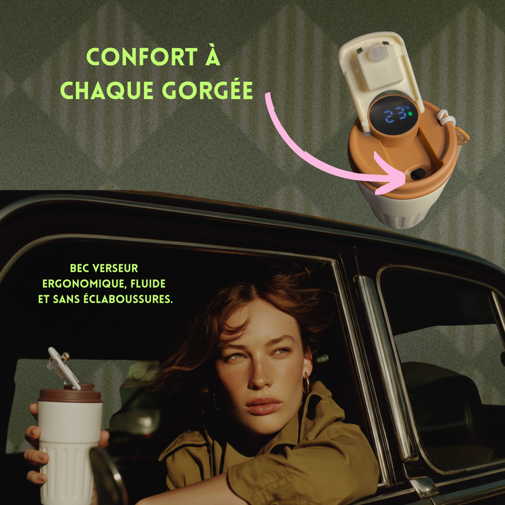 Thermos LED 3 fonctions Affichage de la température