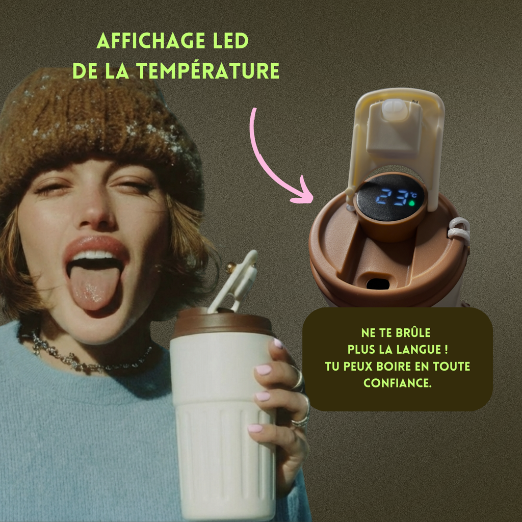 Thermos LED 3 fonctions Affichage de la température
